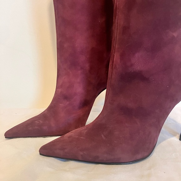 Schutz Cate Curve 100mm Nubuck Boots - Picture 4 of 10